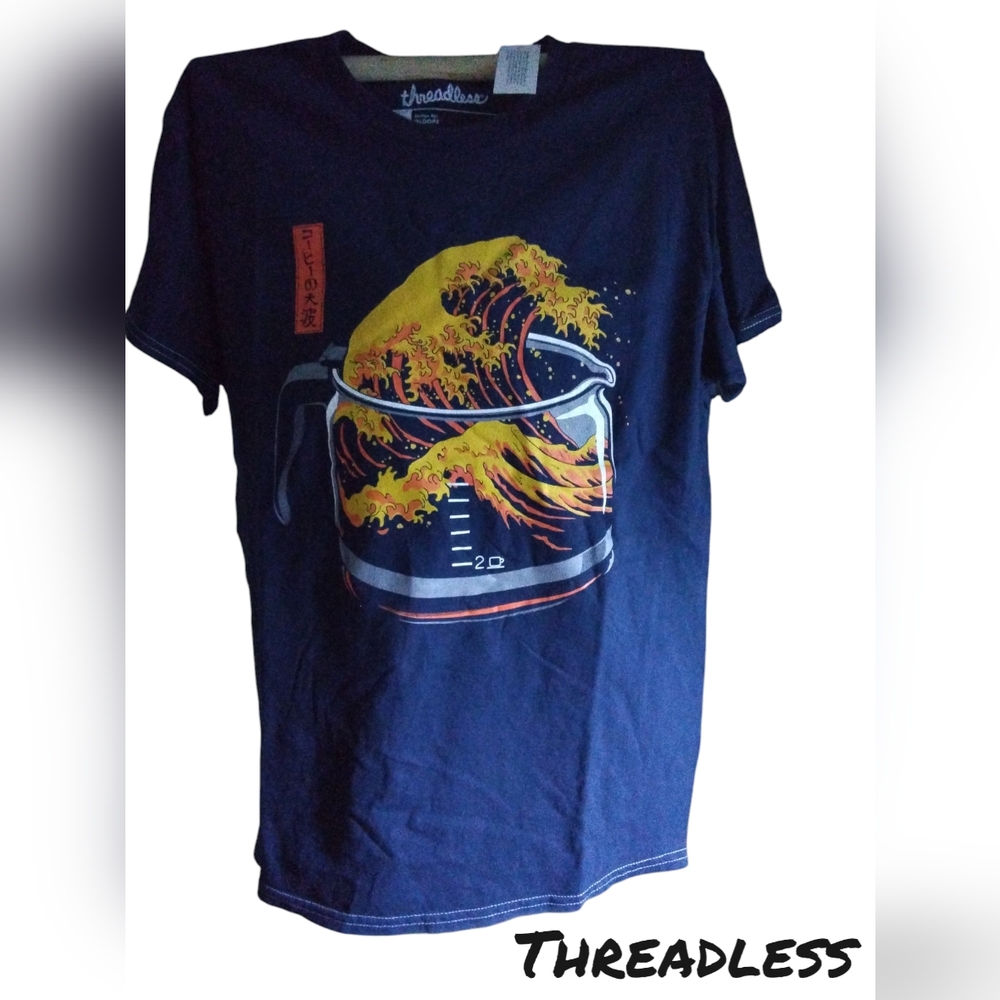 The Great Wave of Coffee Graphic T-Shirt